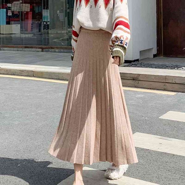 skirts winter cashere blend drape a-line rib knitted thick warm solid beige khaki wool calf long knit skirts, Black
skirts winter cashere blend drape a-line rib knitted thick warm solid beige khaki wool calf long knit skirts, Black