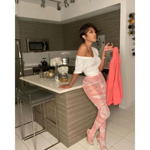 women's pants & capris 2021 autumn tie dye sheer mesh stretchy panty hose thin fitness sporty long gauze tight trousers fashion legging, Black;white
women's pants & capris 2021 autumn tie dye sheer mesh stretchy panty hose thin fitness sporty long gauze tight trousers fashion legging, Black;white
