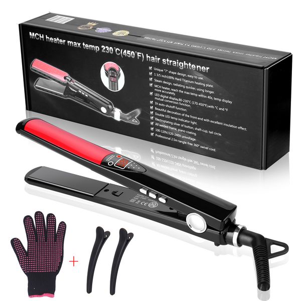hair salon equipment lcd display dual voltage flat iron hair straightener black nano ceramic
hair salon equipment lcd display dual voltage flat iron hair straightener black nano ceramic