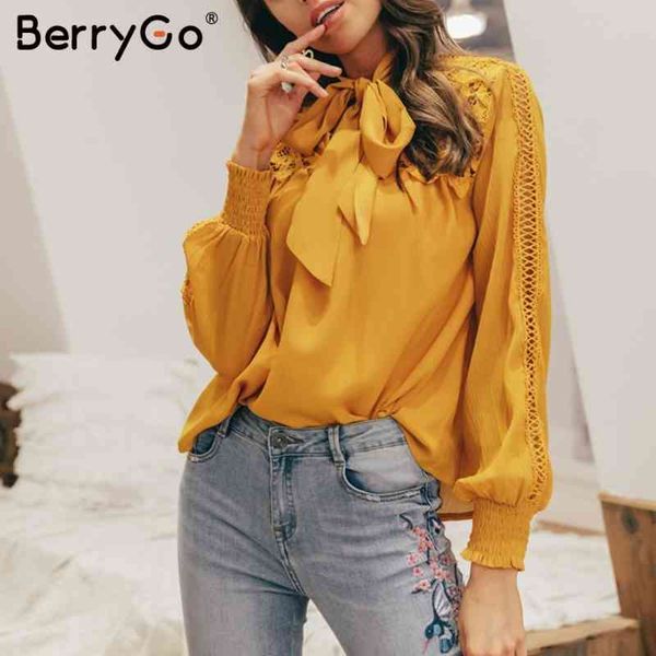 berrygo embroidery blouse long sleeve women shirt summer spring hollow out neck tie elegant loose 210513, White
berrygo embroidery blouse long sleeve women shirt summer spring hollow out neck tie elegant loose 210513, White