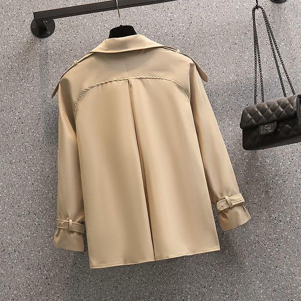 women's trench coats loose casual harajuku jackets women solid color slim waist long sleeve elegant double breasted korean, Tan;black
women's trench coats loose casual harajuku jackets women solid color slim waist long sleeve elegant double breasted korean, Tan;black