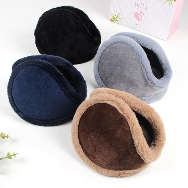 berets 1pc ear muff solid color winter earmuffs soft thicken plush cover protector wrap warmer ear-flap for men women, Blue;gray
berets 1pc ear muff solid color winter earmuffs soft thicken plush cover protector wrap warmer ear-flap for men women, Blue;gray