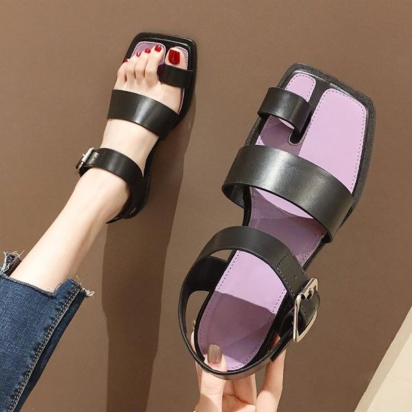 dress shoes soft leather platform sandals women 2021 summer thick fashion buckle flip flops casual, Black
dress shoes soft leather platform sandals women 2021 summer thick fashion buckle flip flops casual, Black