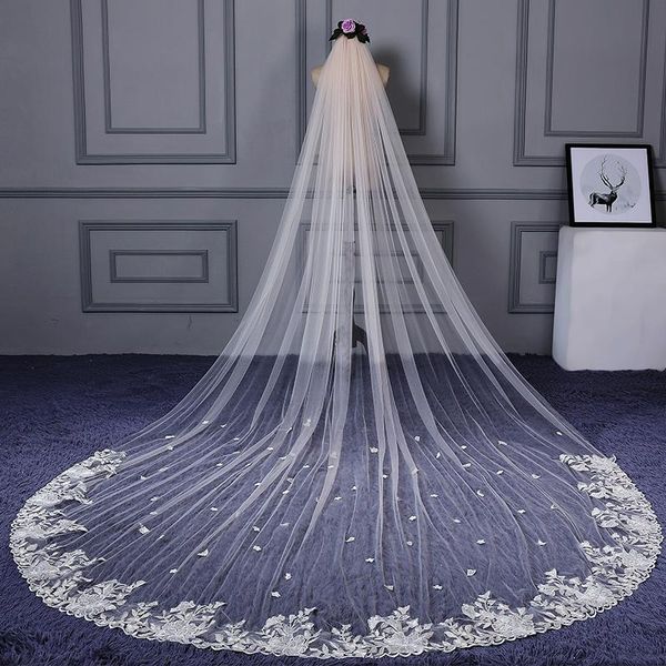 bridal veils adln cathedral veil tulle wedding white ivory champagne for bride marriage, Black
bridal veils adln cathedral veil tulle wedding white ivory champagne for bride marriage, Black