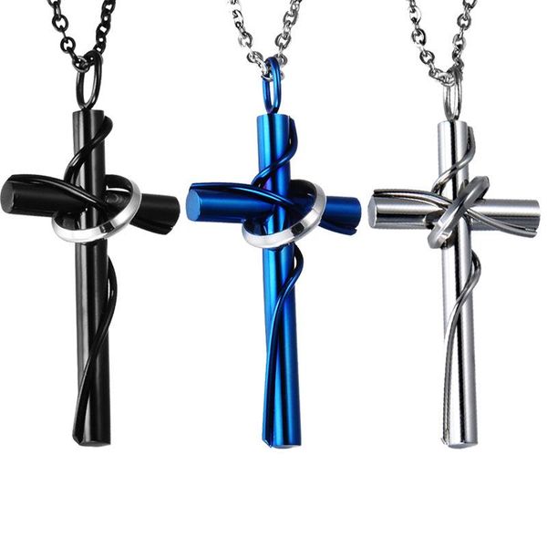 vine entanglement solid stainless steel stick cross pendants necklace for men women jewelry drop pendant necklaces, Silver
vine entanglement solid stainless steel stick cross pendants necklace for men women jewelry drop pendant necklaces, Silver