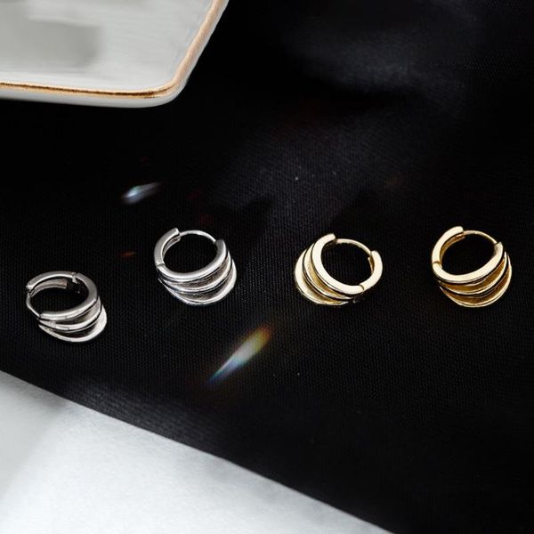 hoop & huggie yaologe 925 sterling silver korean three-ring circle earrings female simple fashion retro unique design, Golden;silver
hoop & huggie yaologe 925 sterling silver korean three-ring circle earrings female simple fashion retro unique design, Golden;silver