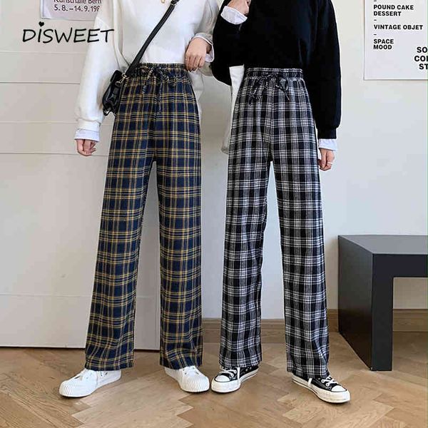 pant plaid printed woman vintage high loose straight-leg women elastic waist slim pants women's, Black;white
pant plaid printed woman vintage high loose straight-leg women elastic waist slim pants women's, Black;white