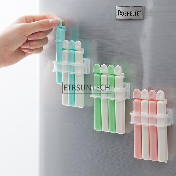240pcs sealing clamp plastic mini bag clips save storage clip set kitchen tool
240pcs sealing clamp plastic mini bag clips save storage clip set kitchen tool