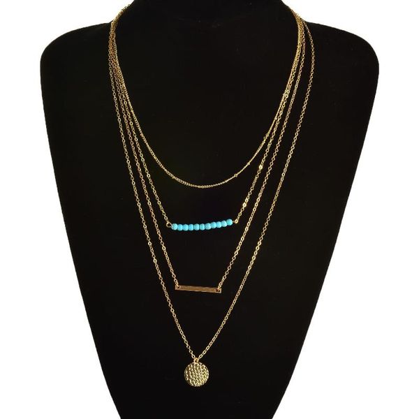 pendant necklaces states jewelry fashion a hoard of beads necklace female multilayer word stripes honeycomb wafer sautoir, Silver
pendant necklaces states jewelry fashion a hoard of beads necklace female multilayer word stripes honeycomb wafer sautoir, Silver