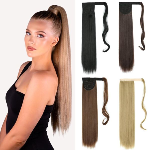 synthetic wigs azir long straight ponytail hair heat resistant 22inch wrap around pony hairpiece for women, Black
synthetic wigs azir long straight ponytail hair heat resistant 22inch wrap around pony hairpiece for women, Black