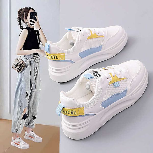 women leisure sneakers ladies tennis shoes female inner heightening lace-up flat sports shoes woman breathable mesh sneakers y0907, Black
women leisure sneakers ladies tennis shoes female inner heightening lace-up flat sports shoes woman breathable mesh sneakers y0907, Black
