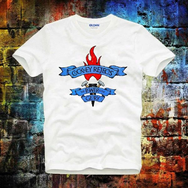 cockney rejects the power the glory tee vintage tee tv t shirt b829, White;black
cockney rejects the power the glory tee vintage tee tv t shirt b829, White;black