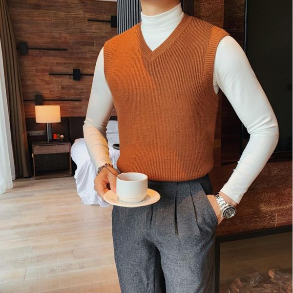 men's vests black yellow erkek mont kaban vest men autumn v-neck pullover british sleeveless thick sweater jacket, Black;white
men's vests black yellow erkek mont kaban vest men autumn v-neck pullover british sleeveless thick sweater jacket, Black;white