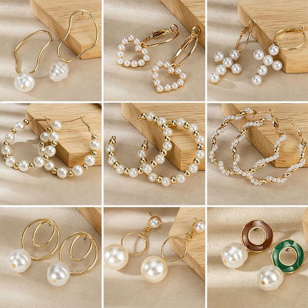 luxury pearl geometric dangle teen cross heart stud goth jewelry 2021 trend women's earrings accessories, Golden
luxury pearl geometric dangle teen cross heart stud goth jewelry 2021 trend women's earrings accessories, Golden