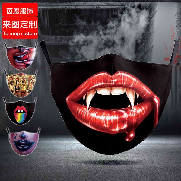 high-quality s zombie mouth series 3d digital printing dustproof washable adjustable ear hanging mask
high-quality s zombie mouth series 3d digital printing dustproof washable adjustable ear hanging mask