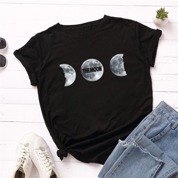 women's t-shirt plus size s-5xl the moon print women 100%cotton tshirts o neck short sleeve tees summer t shirt tshirt female top, White
women's t-shirt plus size s-5xl the moon print women 100%cotton tshirts o neck short sleeve tees summer t shirt tshirt female top, White