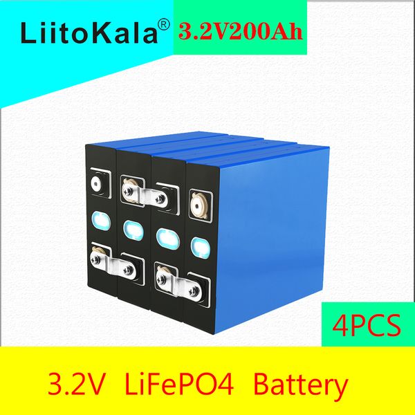 4pcs liitokala 3.2v 200ah battery 12v lifepo4 cell suitable for solar energy long life
4pcs liitokala 3.2v 200ah battery 12v lifepo4 cell suitable for solar energy long life