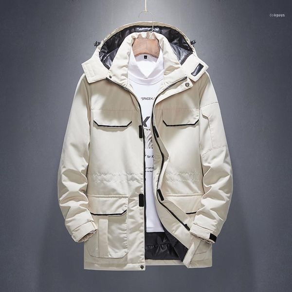 winter jacket for men parkas coat with thick and warm fur hood snow large men's down jacket1, Black
winter jacket for men parkas coat with thick and warm fur hood snow large men's down jacket1, Black