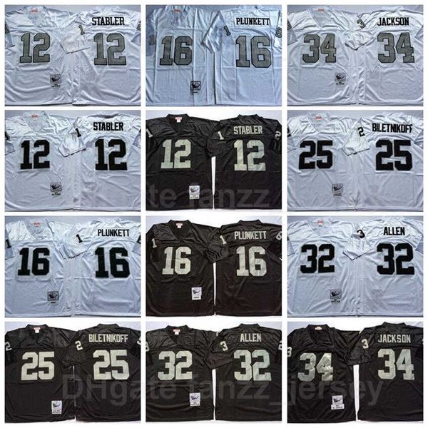 ncaa vintage football retro 34 bo jackson jersey 12 ken stabler 16 jim plunkett 32 marcus allen 25 fred biletnikoff black white team
ncaa vintage football retro 34 bo jackson jersey 12 ken stabler 16 jim plunkett 32 marcus allen 25 fred biletnikoff black white team