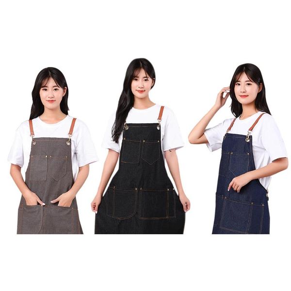cotton canvas apron salon supermarket cafe fast- service work clothes kitchen aprons for women
cotton canvas apron salon supermarket cafe fast- service work clothes kitchen aprons for women
