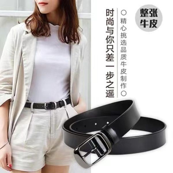 belts fashion british style women cowhide leather belt casual pin buckle simple atmosphere, Black;brown
belts fashion british style women cowhide leather belt casual pin buckle simple atmosphere, Black;brown
