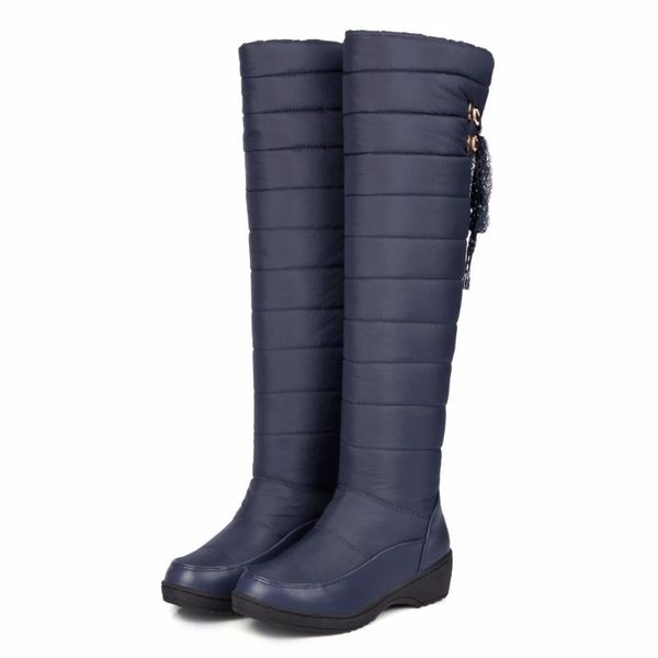 boots women winter over the knee high ladies platform fringe snow waterproof down thick plush female shoes botas, Black
boots women winter over the knee high ladies platform fringe snow waterproof down thick plush female shoes botas, Black