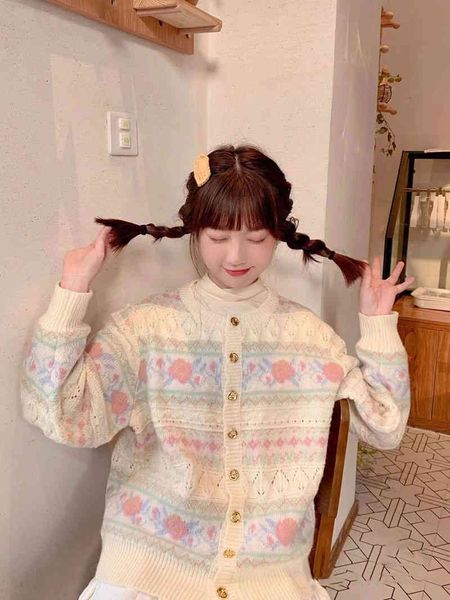 knits 2021 spring women out sweet style knitted floral cardigans women's embroidered cotton, White
knits 2021 spring women out sweet style knitted floral cardigans women's embroidered cotton, White