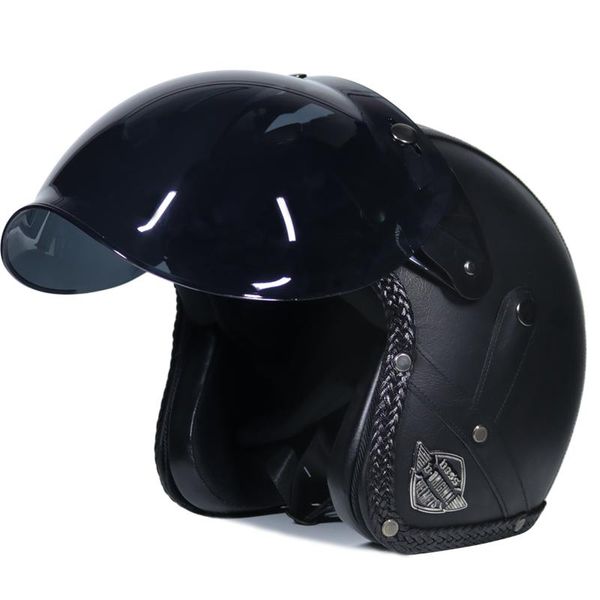 motorcycle helmets retro vintage helmet chopper scooter synthetic leather 3/4 open face casco moto dot capacete mask glasses
motorcycle helmets retro vintage helmet chopper scooter synthetic leather 3/4 open face casco moto dot capacete mask glasses