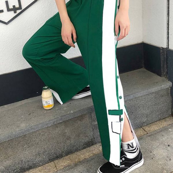 new women's pants split straight leg casual letter striped wide-leg pants sports comfortable button trousers four-color s-2xl fashion 2, Black;white
new women's pants split straight leg casual letter striped wide-leg pants sports comfortable button trousers four-color s-2xl fashion 2, Black;white