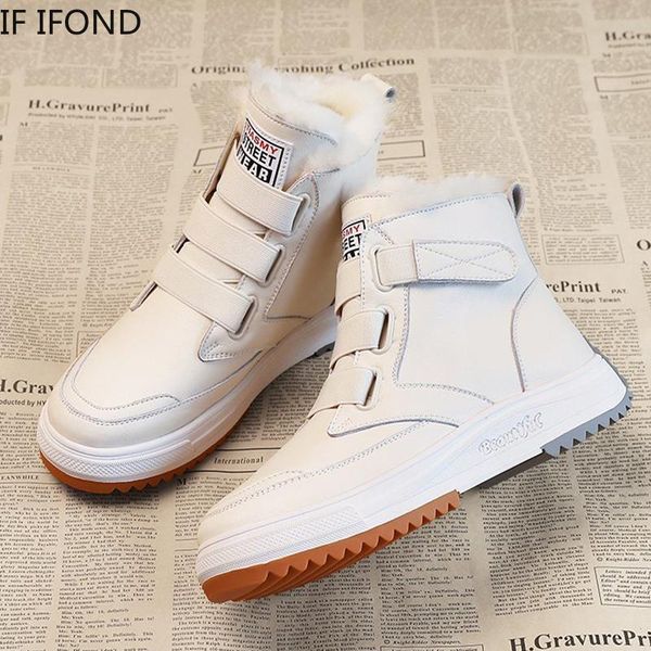 boots if ifond fashion women flat shoes thick faux fur warm snow woman sneaker ankle ladies pu leather waterproof, Black
boots if ifond fashion women flat shoes thick faux fur warm snow woman sneaker ankle ladies pu leather waterproof, Black