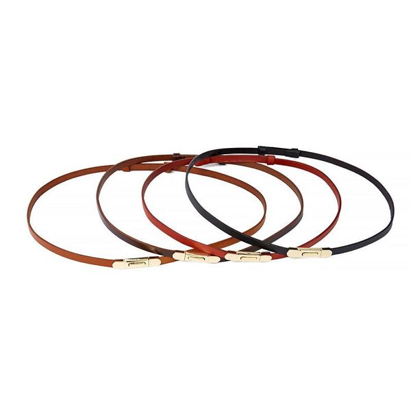 belts women's belt first layer cowhide leather trendy fashion smooth thin personalized designer women, Black;brown
belts women's belt first layer cowhide leather trendy fashion smooth thin personalized designer women, Black;brown