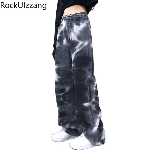 high waist loose straight leg baggy contrast tie dye long denim pant women fashion boyfriend jeans streetwear plus size clothes women's, Blue
high waist loose straight leg baggy contrast tie dye long denim pant women fashion boyfriend jeans streetwear plus size clothes women's, Blue