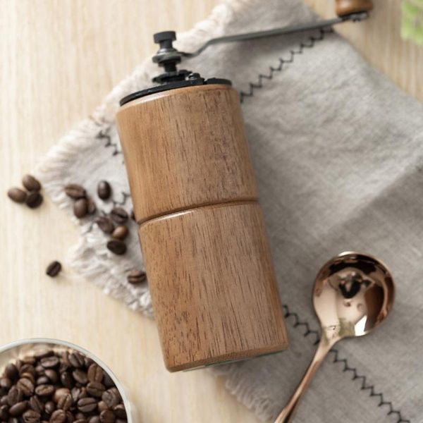 electric coffee grinders manual grinder burr conical coffe bean miller milling machine portable wooden mill with cast iron
electric coffee grinders manual grinder burr conical coffe bean miller milling machine portable wooden mill with cast iron
