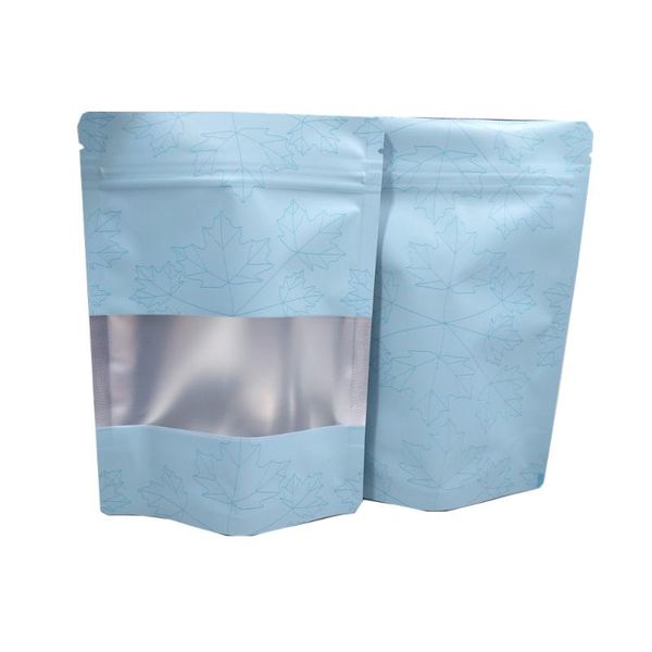 50pcs/lot blue aluminum foil stand up bag with frosted window printed grip seal tear notch candy pack storage bags
50pcs/lot blue aluminum foil stand up bag with frosted window printed grip seal tear notch candy pack storage bags