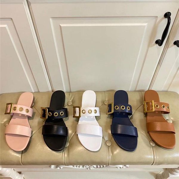 genuine leather slippers women shoes flats metal buckle decor retro rome outdoor gladiator summer beach slides 2021, Black
genuine leather slippers women shoes flats metal buckle decor retro rome outdoor gladiator summer beach slides 2021, Black