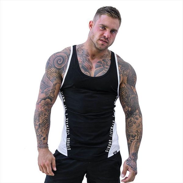 brand bodybuilding tank men mens casual round neck stitching letter printing 7 colors plus size 3xl, White;black
brand bodybuilding tank men mens casual round neck stitching letter printing 7 colors plus size 3xl, White;black