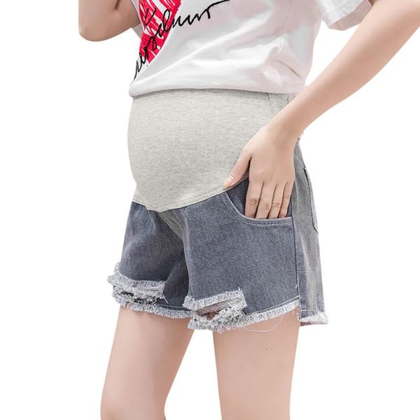 maternity bottoms sagace pants summer hole pocket supporting thin jeans shorts low waist cross elastic, White
maternity bottoms sagace pants summer hole pocket supporting thin jeans shorts low waist cross elastic, White