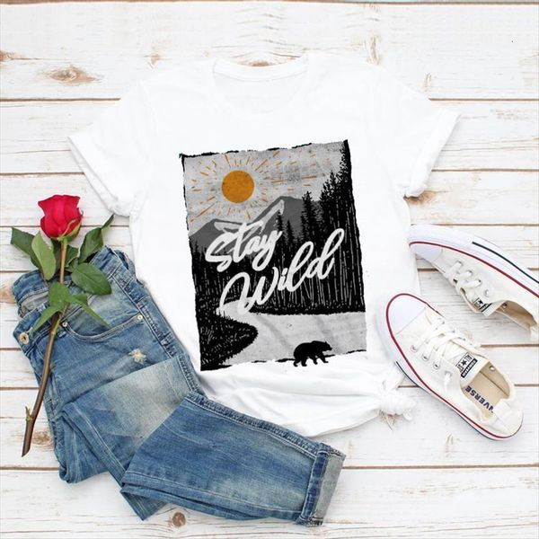vintage fashion painting mountain womens t shirts print clothes summer graphic female ladies tee, White
vintage fashion painting mountain womens t shirts print clothes summer graphic female ladies tee, White