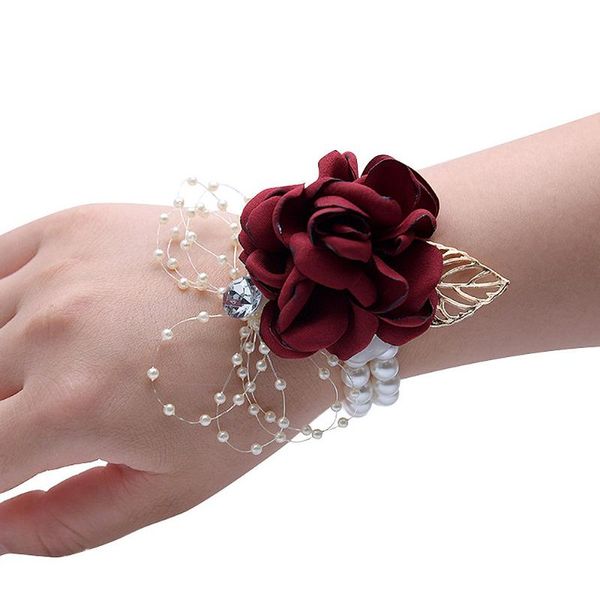 charm bracelets 2021 girls bridesmaid wrist flowers wedding prom party corsage bracelet fabric hand supply accessories, Golden;silver
charm bracelets 2021 girls bridesmaid wrist flowers wedding prom party corsage bracelet fabric hand supply accessories, Golden;silver