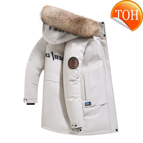 2021 men's winter down jacket fashion warm thick hooded puffer long white duck parkas coats solid windproof couple, Black
2021 men's winter down jacket fashion warm thick hooded puffer long white duck parkas coats solid windproof couple, Black