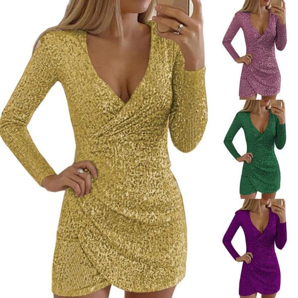 casual dresses 80% sell women v neck shiny sequins irregular hem bodycon banquet party mini dress, Black;gray
casual dresses 80% sell women v neck shiny sequins irregular hem bodycon banquet party mini dress, Black;gray