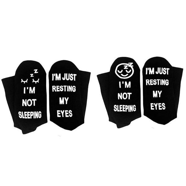 men's socks funny sayings cotton i am not sleeping just resting my eyes hosiery gifts, Black
men's socks funny sayings cotton i am not sleeping just resting my eyes hosiery gifts, Black