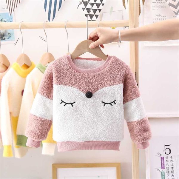 warm toddler boys girls sweatshirts autumn winter coat sweater baby plus velvet thicken outfit kids clothes promotion 211029, Black
warm toddler boys girls sweatshirts autumn winter coat sweater baby plus velvet thicken outfit kids clothes promotion 211029, Black