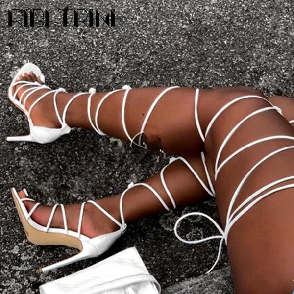 women gladiator knee high sandals open toe lace up cross strappy heels trendy party shoes size 42, Black
women gladiator knee high sandals open toe lace up cross strappy heels trendy party shoes size 42, Black