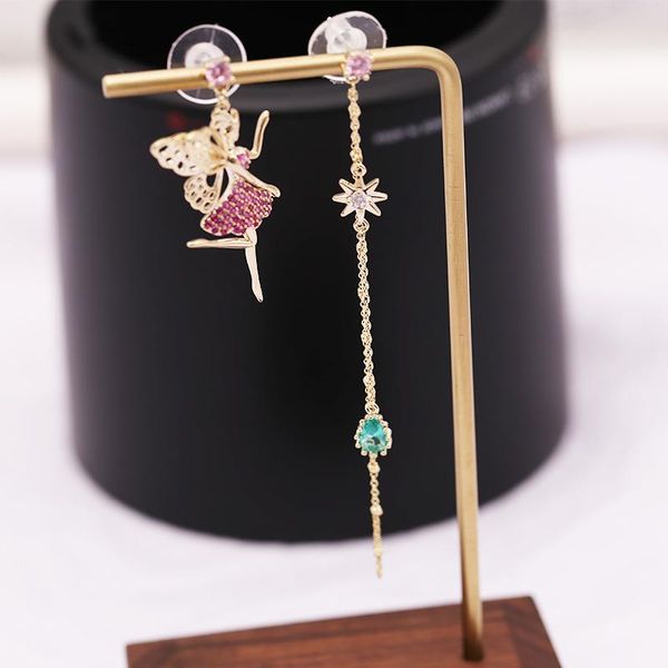 dangle & chandelier fashion irregular angel girl earrings with colorful zirconia for women hanging drop earing modern jewelry, Silver
dangle & chandelier fashion irregular angel girl earrings with colorful zirconia for women hanging drop earing modern jewelry, Silver