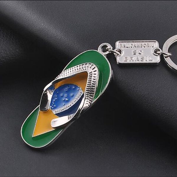 dream brazil flag slippers keychains charm vintage key chain ring accessories pendant for men women fashion jewelry gift 2020, Silver
dream brazil flag slippers keychains charm vintage key chain ring accessories pendant for men women fashion jewelry gift 2020, Silver