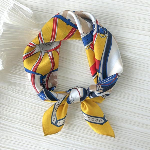 scarves 100% silk scarf shiny bandana women fashion carriage print kerchief head neck hairband headband turban 53*53cm, Blue;gray
scarves 100% silk scarf shiny bandana women fashion carriage print kerchief head neck hairband headband turban 53*53cm, Blue;gray
