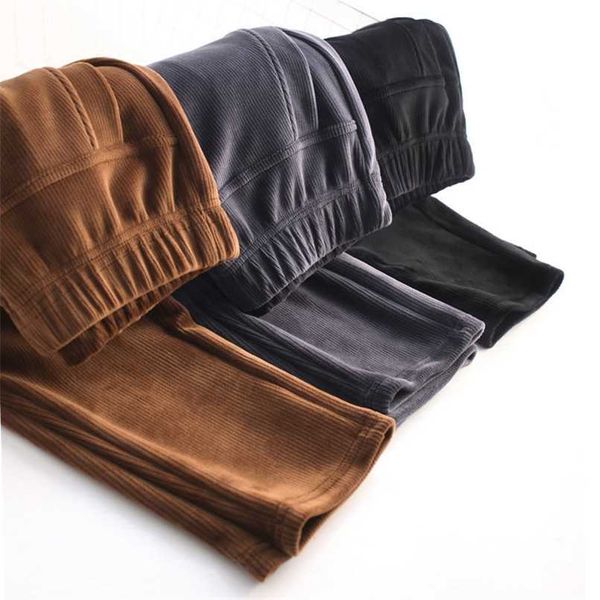 winter plus size warm cashmere trousers vintage slim waist add velvet lady pants casual thickening corduroy straight pants women 211112, Black;white
winter plus size warm cashmere trousers vintage slim waist add velvet lady pants casual thickening corduroy straight pants women 211112, Black;white