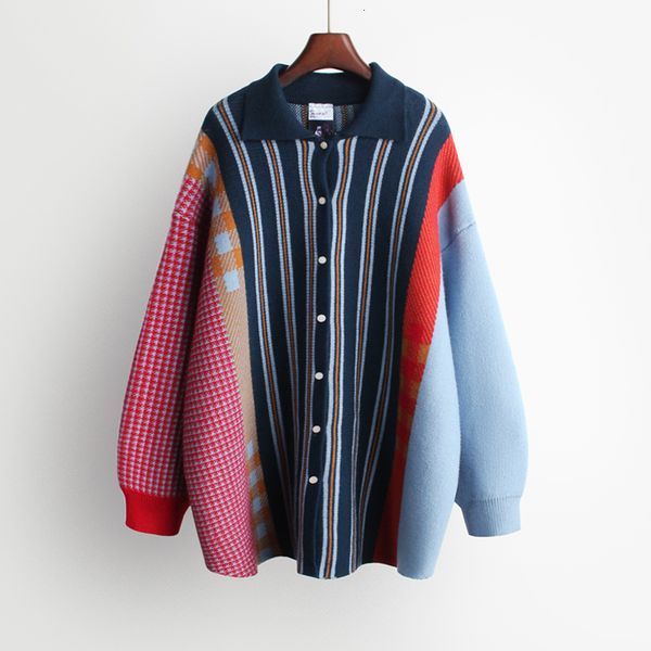 women's sweaters women winter casual kntting turn down collar striped patchwork outwear jumpers soft warm long korean chic sweater, White;black
women's sweaters women winter casual kntting turn down collar striped patchwork outwear jumpers soft warm long korean chic sweater, White;black