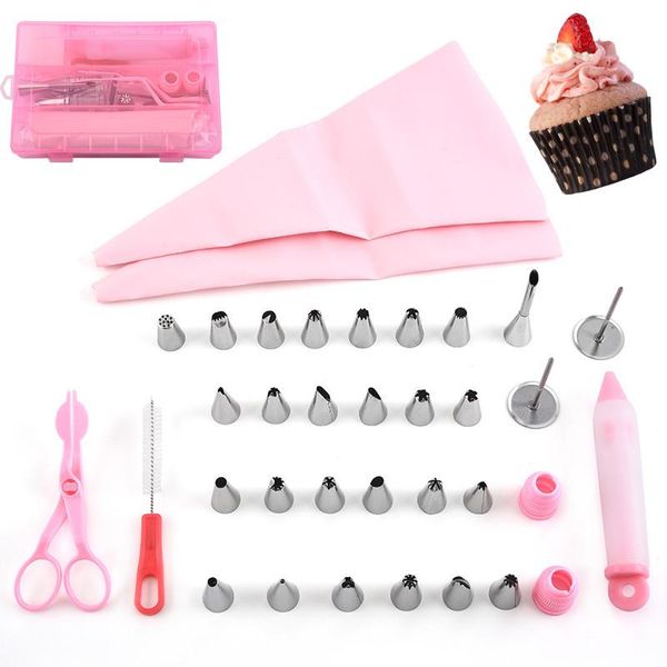 baking & pastry tools 35 pcs/set bag tips bags +26 nozzle puff nozzles muffin cup cake decorating decoration accessories
baking & pastry tools 35 pcs/set bag tips bags +26 nozzle puff nozzles muffin cup cake decorating decoration accessories